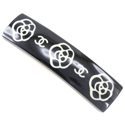 CHANEL Valletta plastic black Camelia COCO Mark Women
