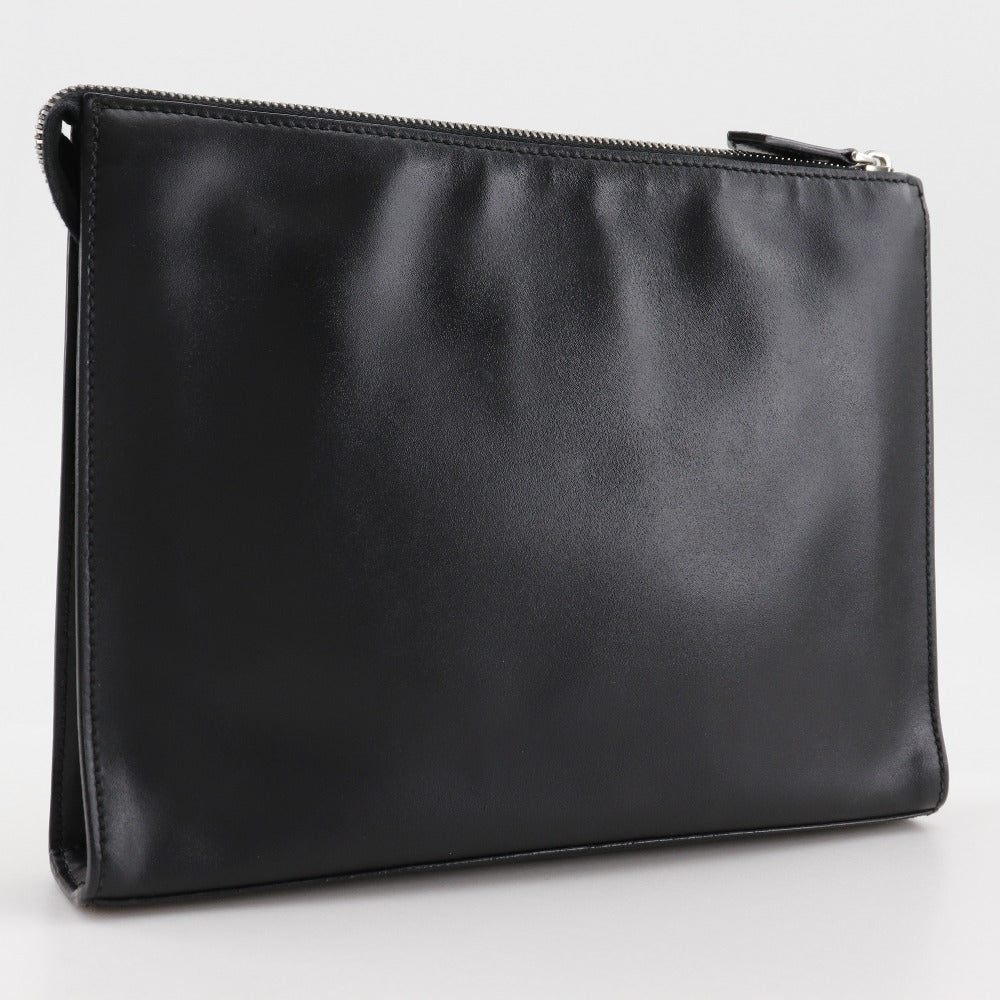 FENDI Clutch bag 7VA433 Calfskin black Bugs monster mens(Unisex)