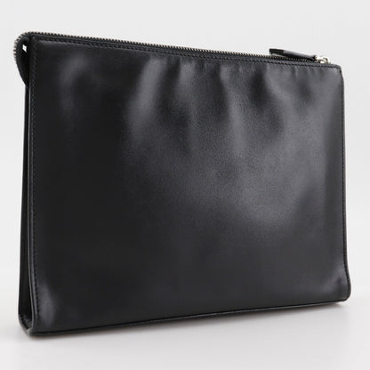 FENDI Clutch bag 7VA433 Calfskin black Bugs monster mens(Unisex)