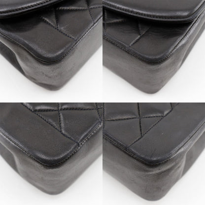 CHANEL Shoulder Bag A01165 lambskin black Matrasse ChainShoulder Diana 25