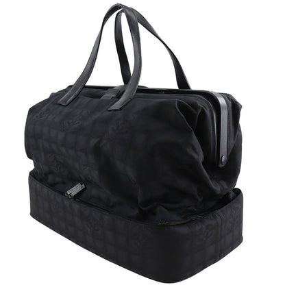 CHANEL Boston Duffel bag A15960 Nylon canvas black New travel line