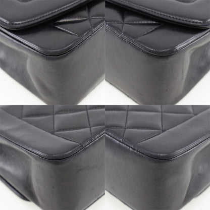 CHANEL Shoulder Bag lambskin black Diana Matrasse COCO Mark ChainShoulder Women