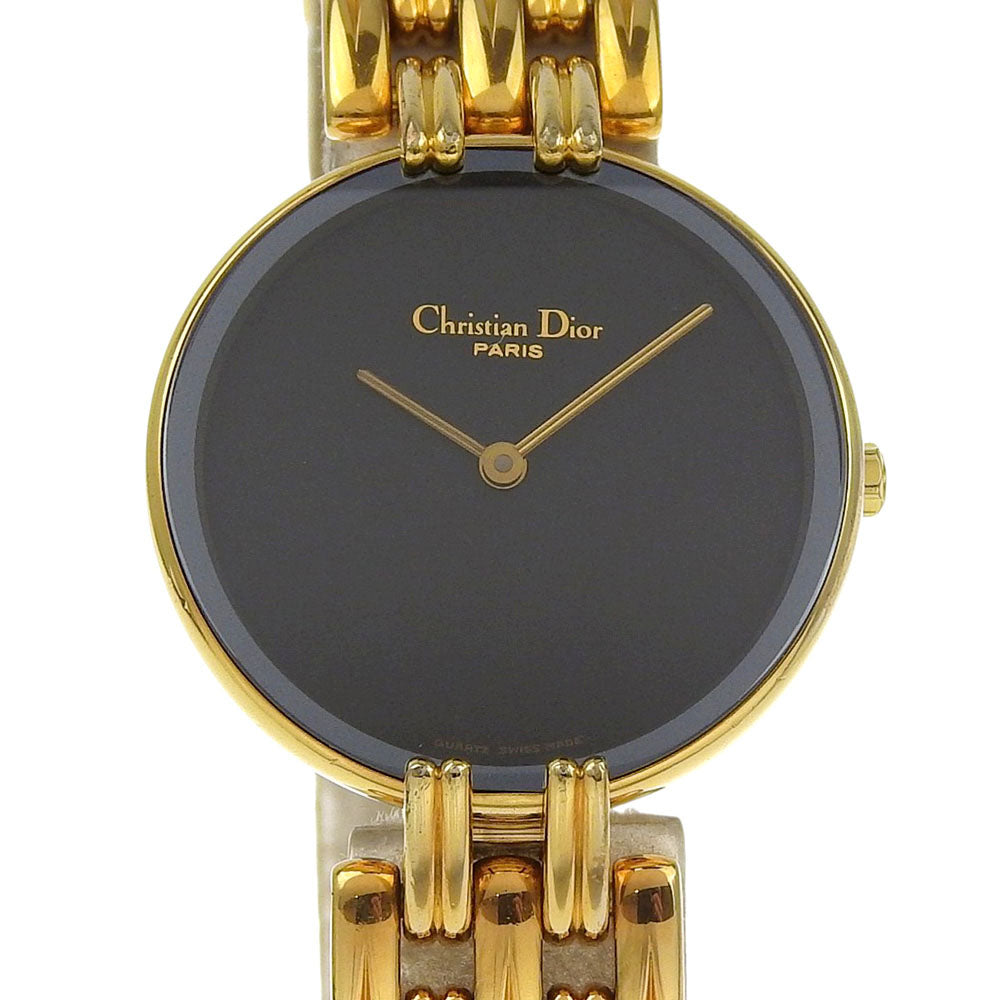 Christian Dior Watches Quartz D46-154-4 Plated Gold gold Bakira black dial