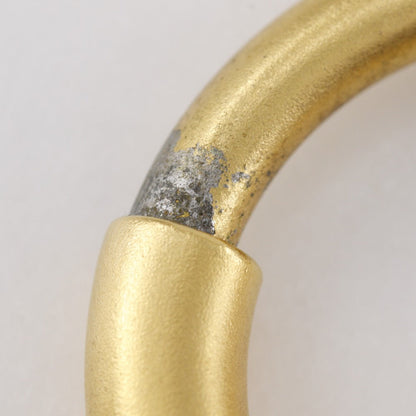 CHANEL Earring Plated Gold gold vintage hoop