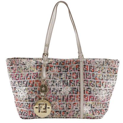 FENDI Tote Bag 8BH214 canvas pink Zucchino