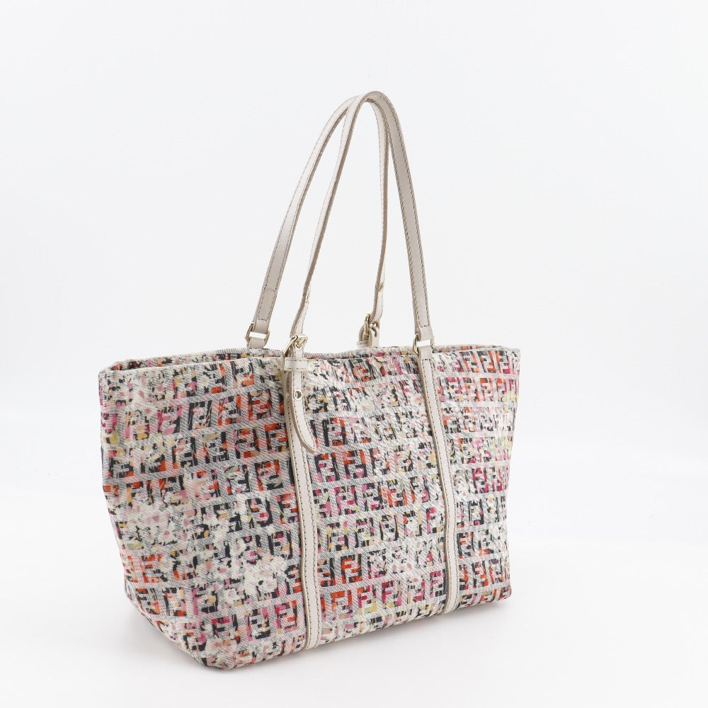 FENDI Tote Bag 8BH214 canvas pink Zucchino