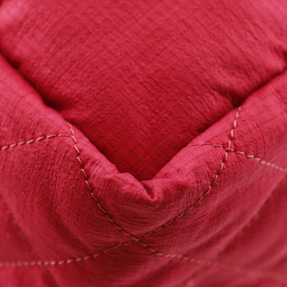 CHANEL Backpack Nylon Red Matrasse COCO Mark Women