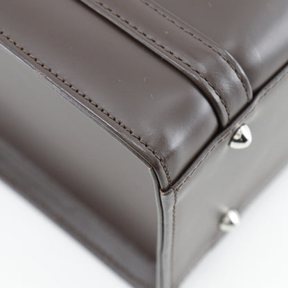 BURBERRY Handbag Calfskin Brown Nova Check box Women