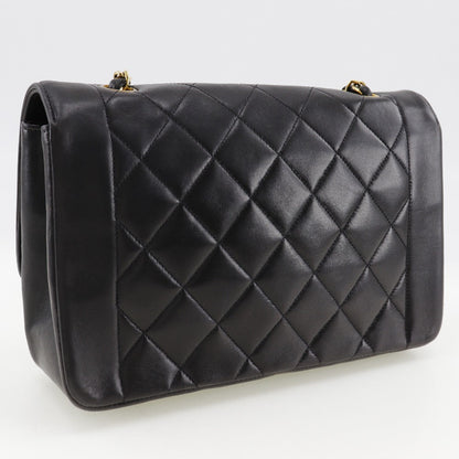 CHANEL Shoulder Bag A01165 lambskin black Diana ChainShoulder Women