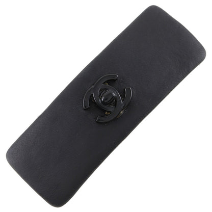CHANEL Valletta Calfskin black COCO Mark Turn lock Women