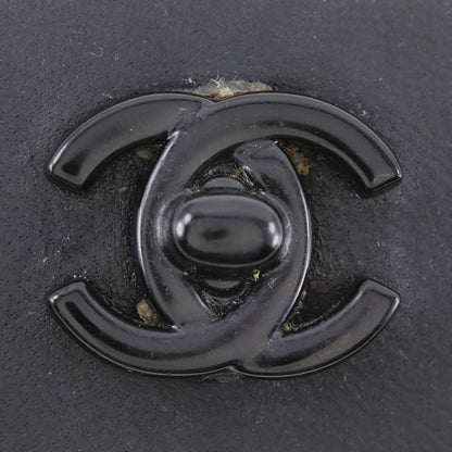 CHANEL Valletta Calfskin black COCO Mark Turn lock Women