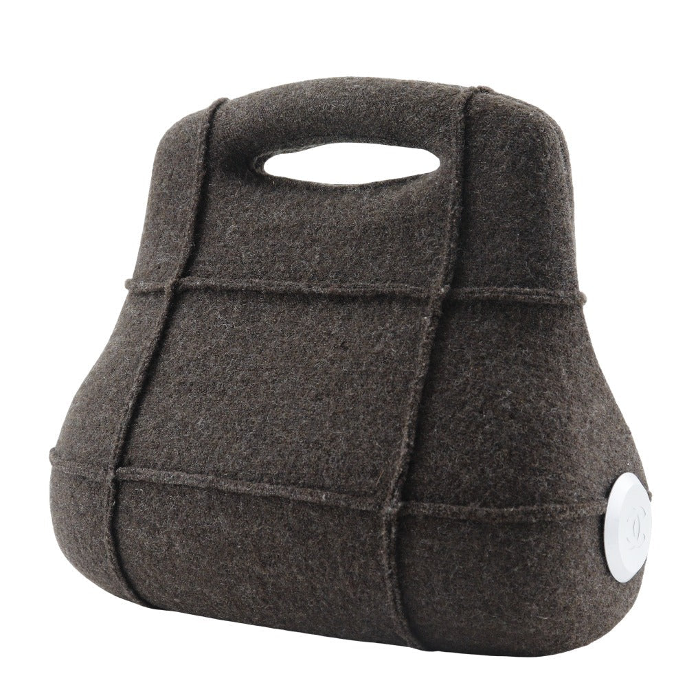 CHANEL Handbag wool Brown Hip bag Women