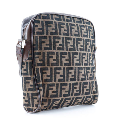 FENDI Shoulder Bag canvas Brown Zucca Women(Unisex)