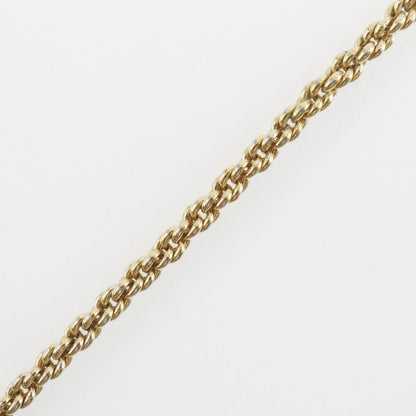 Dior Necklace Plated Gold gold vintage Emblem logo Women