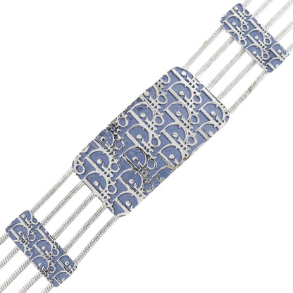 Dior choker metallic Silver 5 hooks Trotter Women