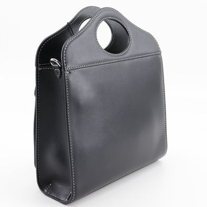 BURBERRY Handbag 8040892 leather black 2WAYShoulder Women
