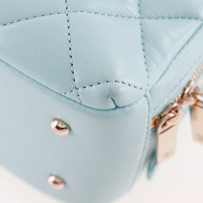 CHANEL Handbag Calfskin light blue 2WAYShoulder Matrasse Trendy COCO Mark Women