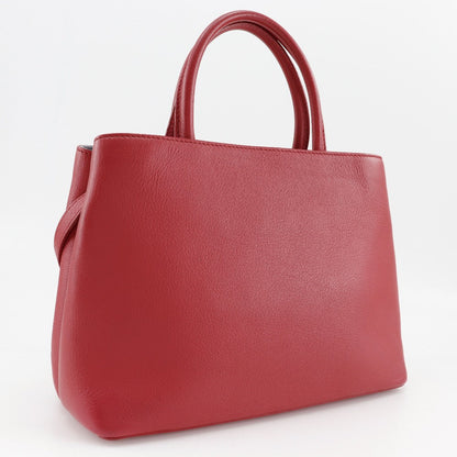 FENDI Handbag 8BH253 Calfskin Red 2WAYShoulder Petite to Jules Women