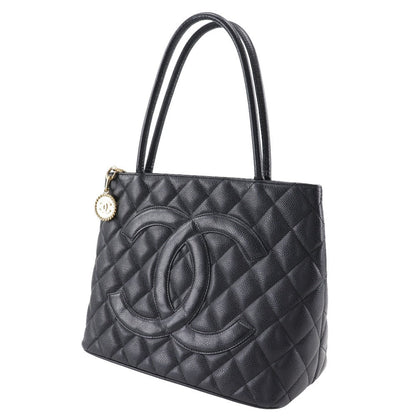 CHANEL Tote Bag A01804 Caviar skin black Replica Tote Women