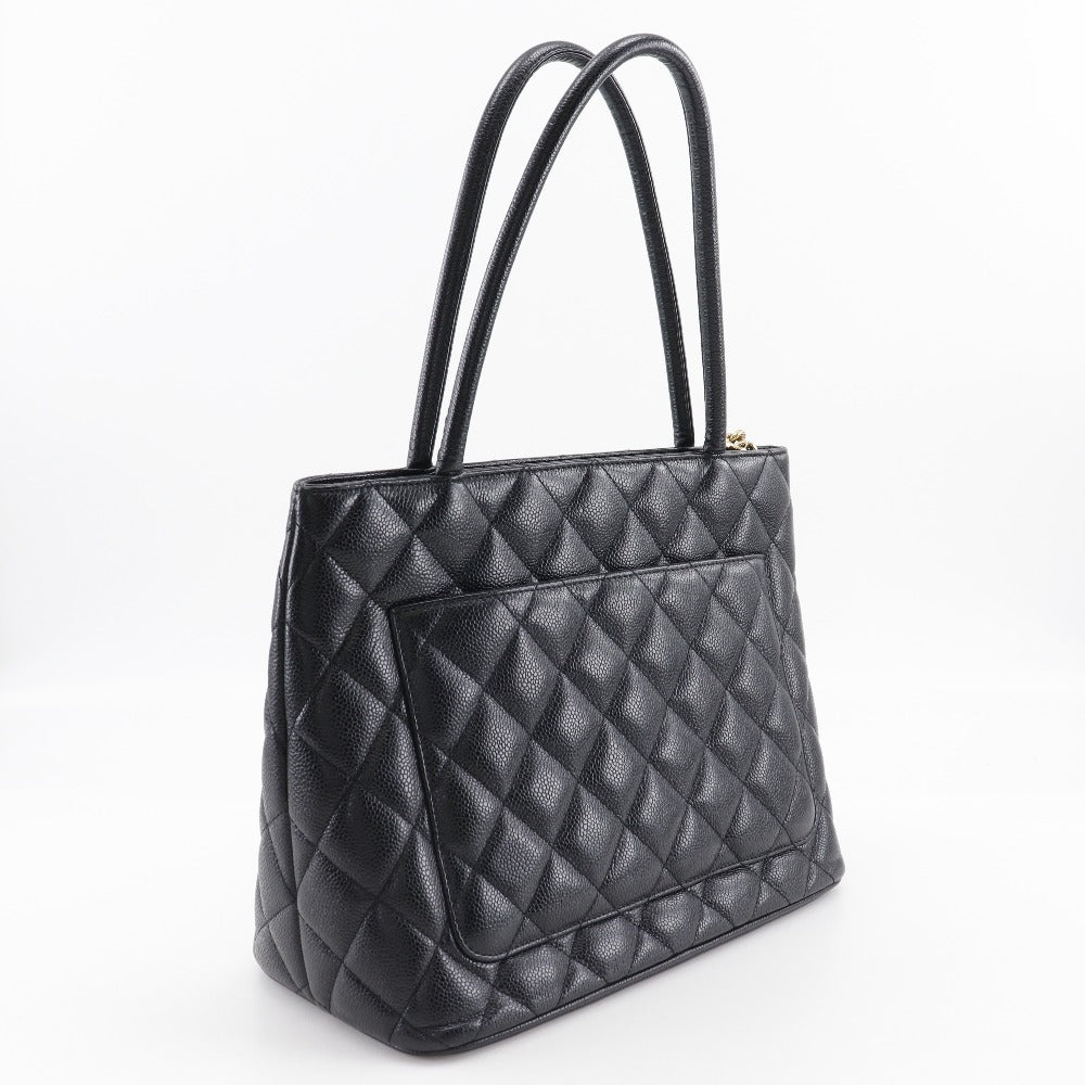 CHANEL Tote Bag A01804 Caviar skin black Replica Tote Women