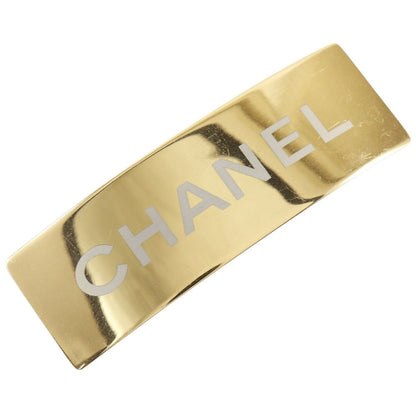 CHANEL Valletta Plated Gold gold logo Women