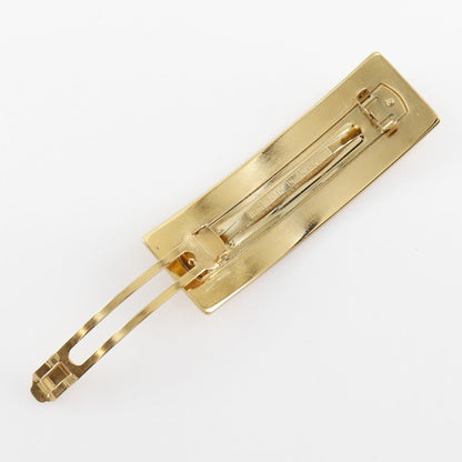 CHANEL Valletta Plated Gold gold logo Women