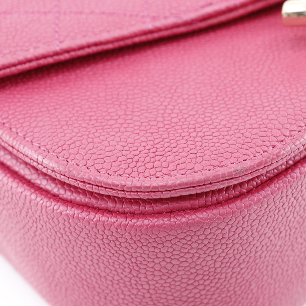 CHANEL Handbag A93659 Caviar skin pink 2WAYShoulder COCO Mark top handle Women