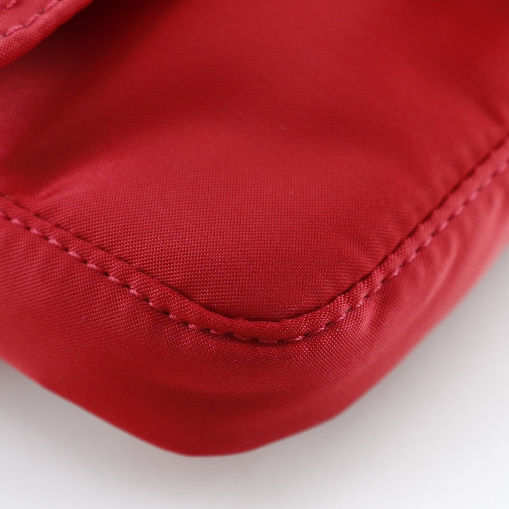 FENDI Shoulder Bag 7AS138 Nylon Red 2WAYShoulder Mamma Bucket Porter collaboration Women