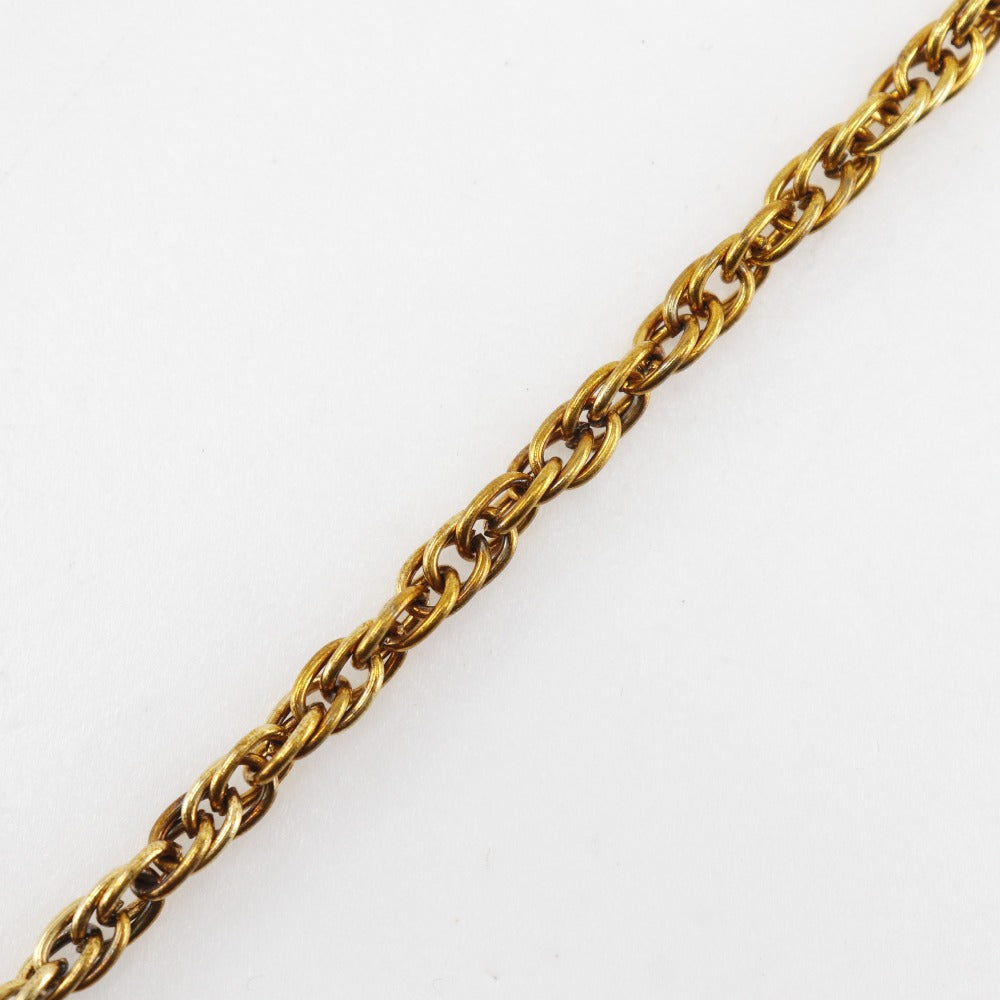CHANEL Necklace Plated Gold gold vintage COCO Mark Women