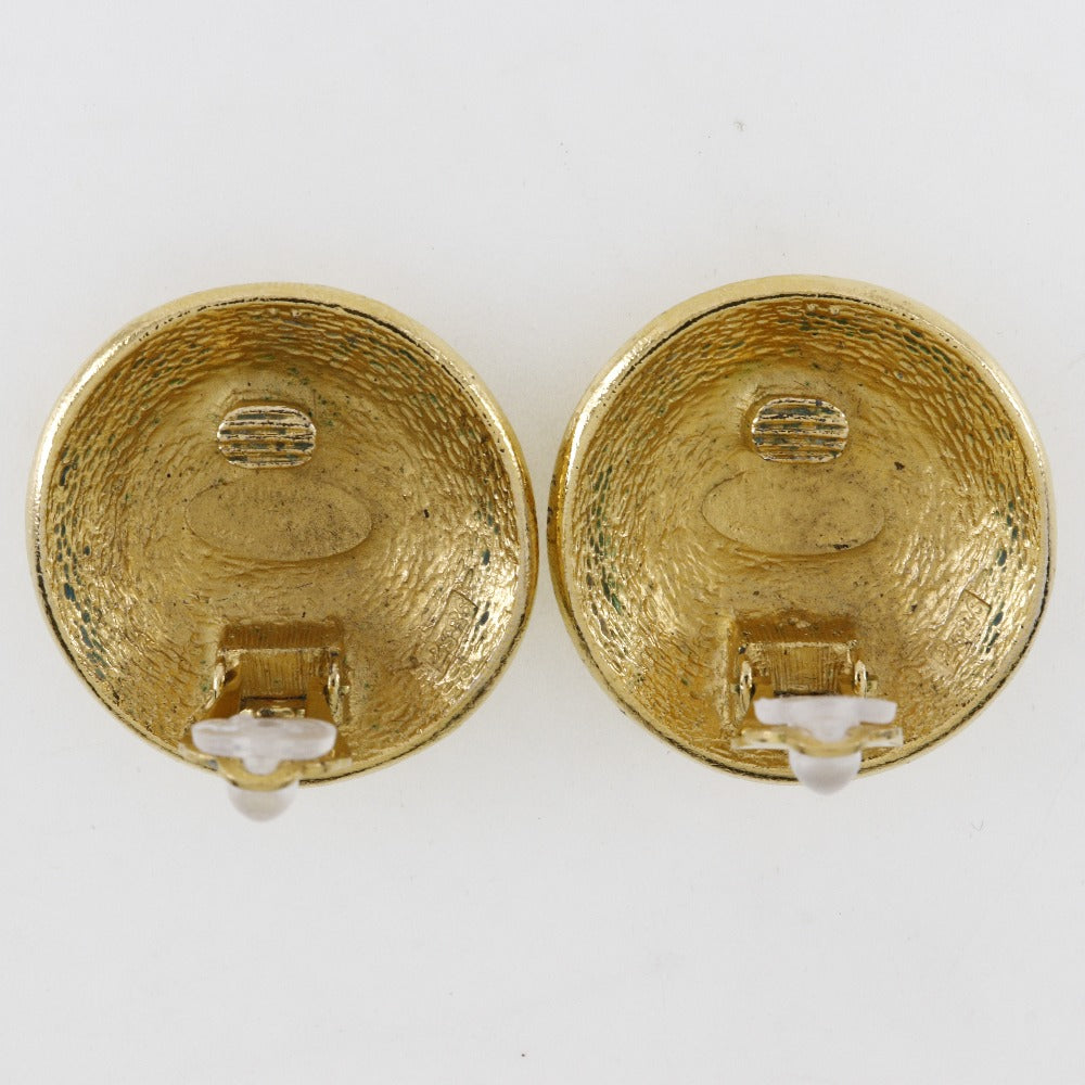 CHANEL Earring Plated Gold gold vintage 31 RUE CAMBON COCO Mark Women