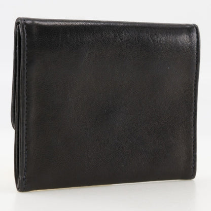 CHANEL Coin case lambskin black vintage COCO Mark Women