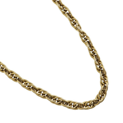CHANEL Necklace Plated Gold gold vintage Long chain Women