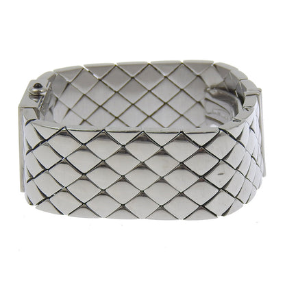 CHANEL Watches Quartz H0489 Stainless Steel Silver Diamond Bezel Matrasse black dial Women