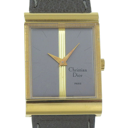 Christian Dior Watches Hand Winding 31735 Stainless Steel , Leather gray cal.2512-1 gray dial mens