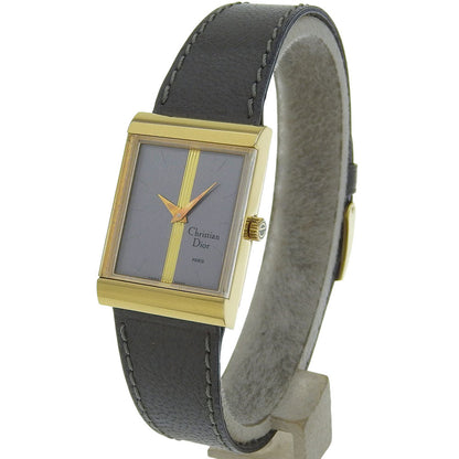 Christian Dior Watches Hand Winding 31735 Stainless Steel , Leather gray cal.2512-1 gray dial mens