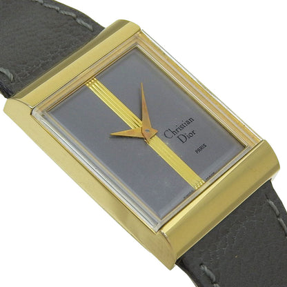 Christian Dior Watches Hand Winding 31735 Stainless Steel , Leather gray cal.2512-1 gray dial mens