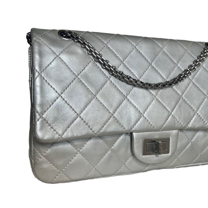 Chanel 2.55 Large Silver