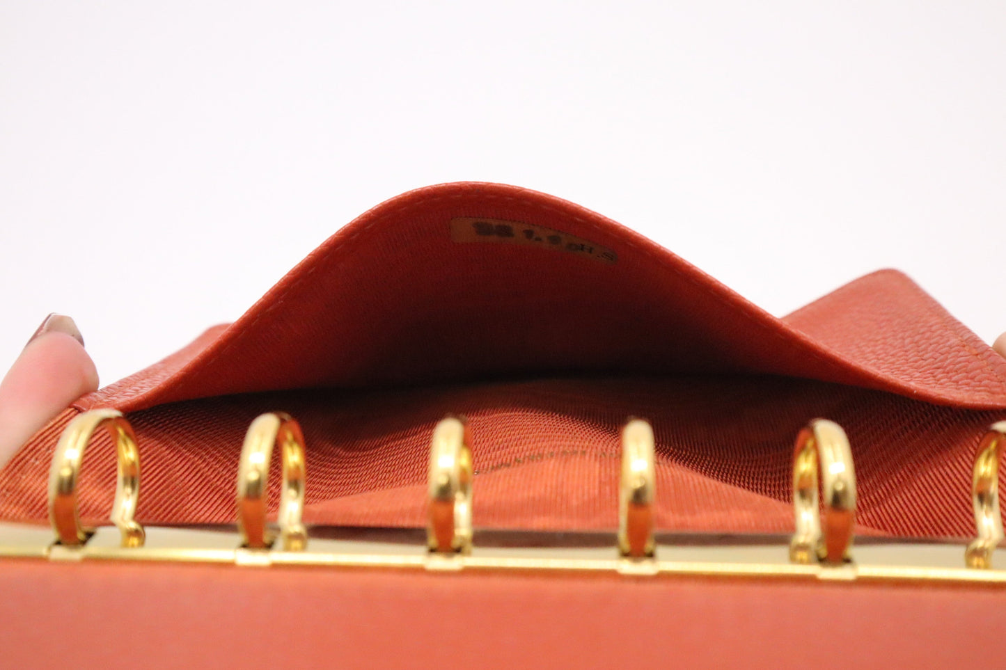 Chanel Agenda PM in Orange Caviar Leather