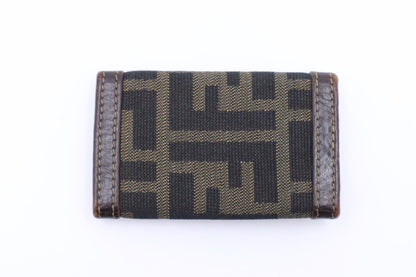 Fendi Key Case in Zucca Canvas