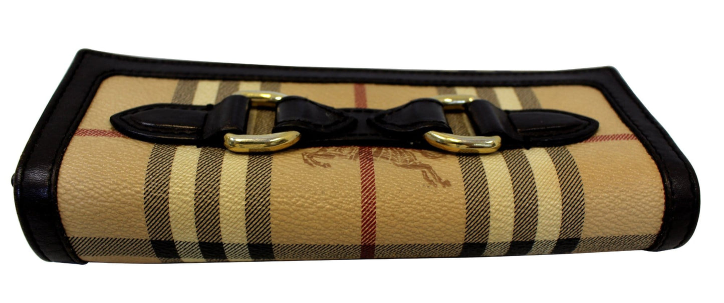 BURBERRY Haymarket Check Molly Wallet