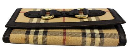 BURBERRY Haymarket Check Molly Wallet