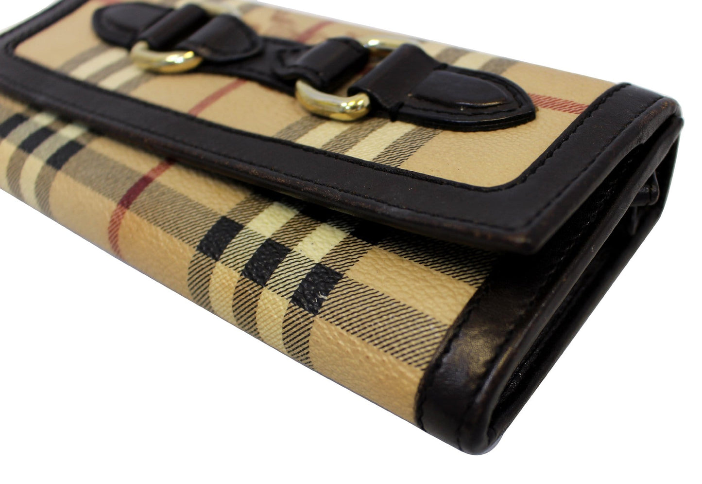 BURBERRY Haymarket Check Molly Wallet