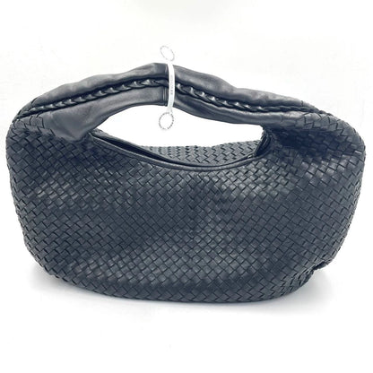 Bottega Veneta Black Belly Hobo Intrecciato Nappa Leather Handbag Large