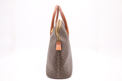 Celine Handbag in Brown Macadam Canvas
