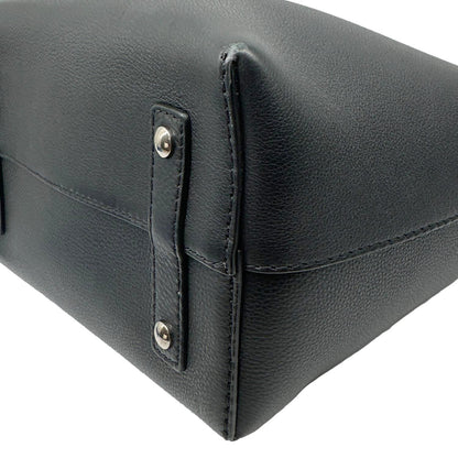BURBERRY Pebbled Leather Belt Bag Black
