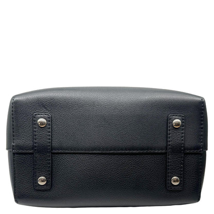 BURBERRY Pebbled Leather Belt Bag Black