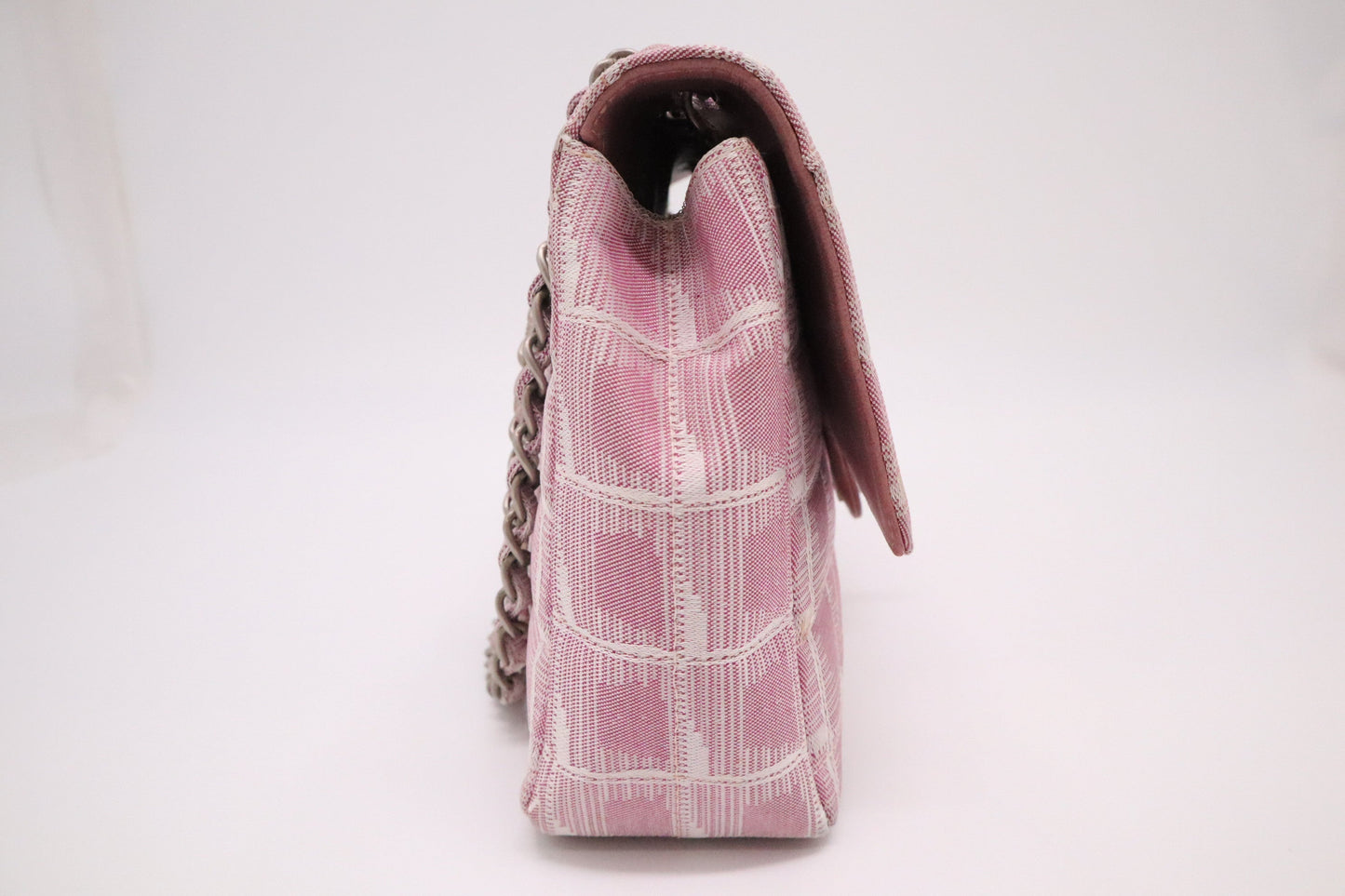 Chanel Medium Flap in Pink New Travel Line Canvas