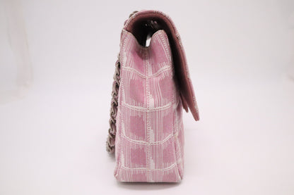 Chanel Medium Flap in Pink New Travel Line Canvas