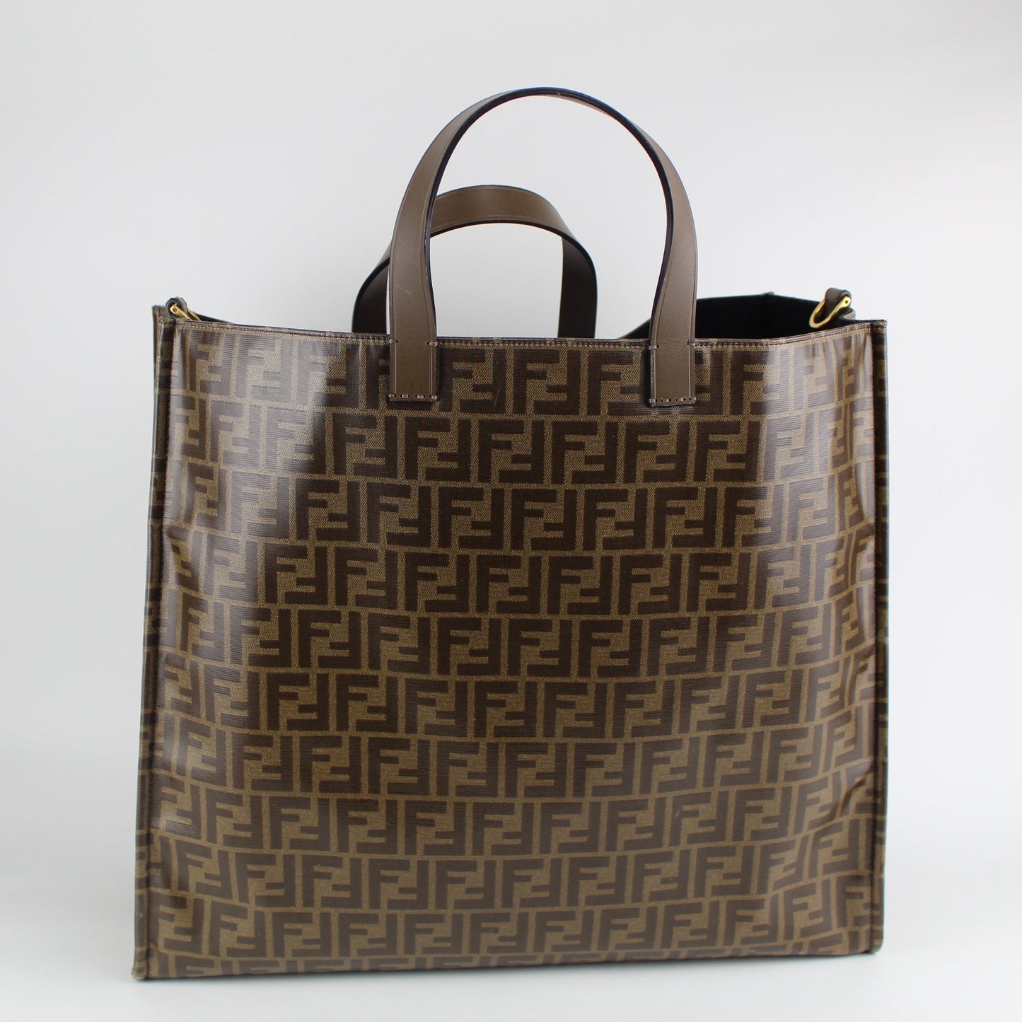 FENDI ZUCCA MANIA SHOPPING TOTE 