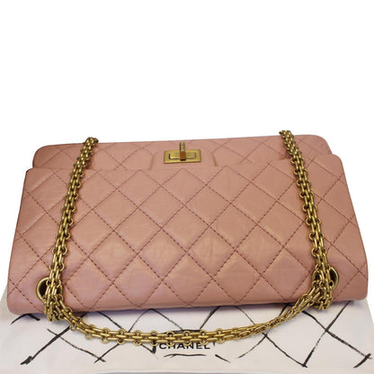 CHANEL 2.55 Reissue Double Flap Pink Shoulder Bag